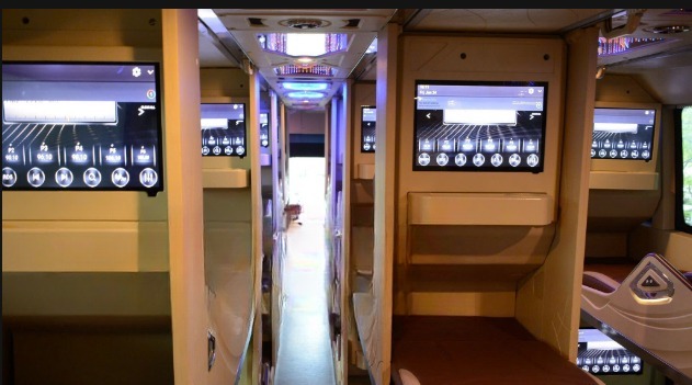 Xe Điều Hòa Giường nằm Tiện ích Nội thất Limousine 34 giường