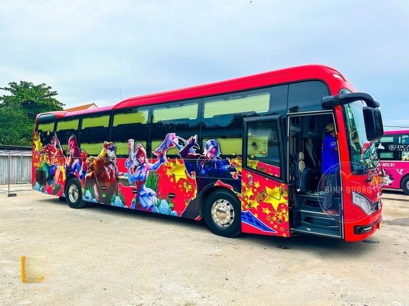 Xe Đà Lạt ơi Bên hông xe Limousine 24 Phòng