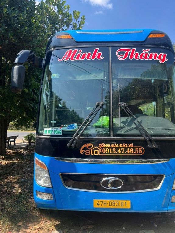 Xe Minh Thắng Mặt trước xe Giường nằm 44 chỗ
