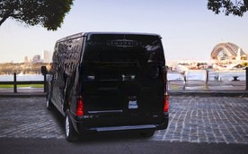 Xe Tuấn Kiệt Mặt sau xe Limousine 9 chỗ