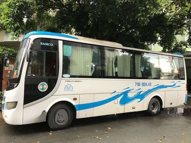 Xe Kim Anh (Bến Tre) Bên hông xe Ghế ngồi 34 chỗ (mới)