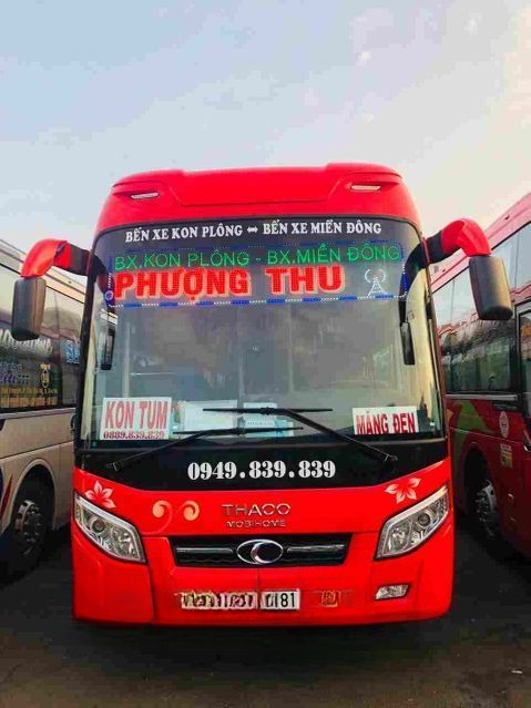 Xe Phượng Thu Mặt trước xe 