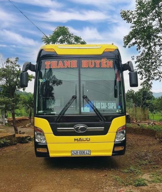 Xe Thanh Huyền Mặt trước xe Giường nằm 44 chỗ