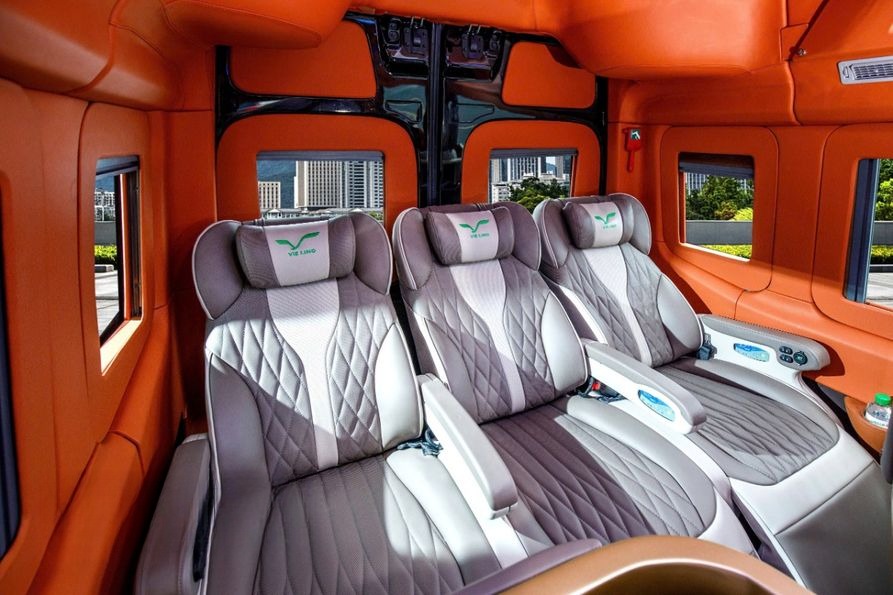 Xe Vie Limousine Ghế ngồi Nội thất Limousine 9 chỗ