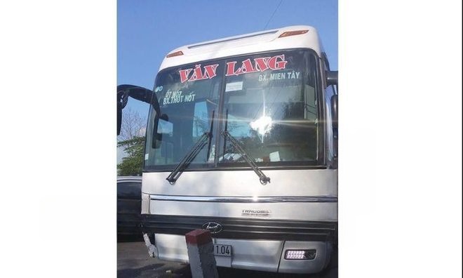 Xe Văn Lang Mặt trước xe 