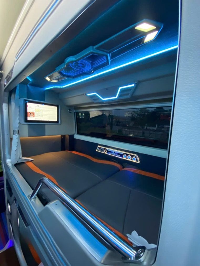 Xe Ka Long (Tiến Trình) Giường nằm Tiện ích Xe Limousine 22 cabin