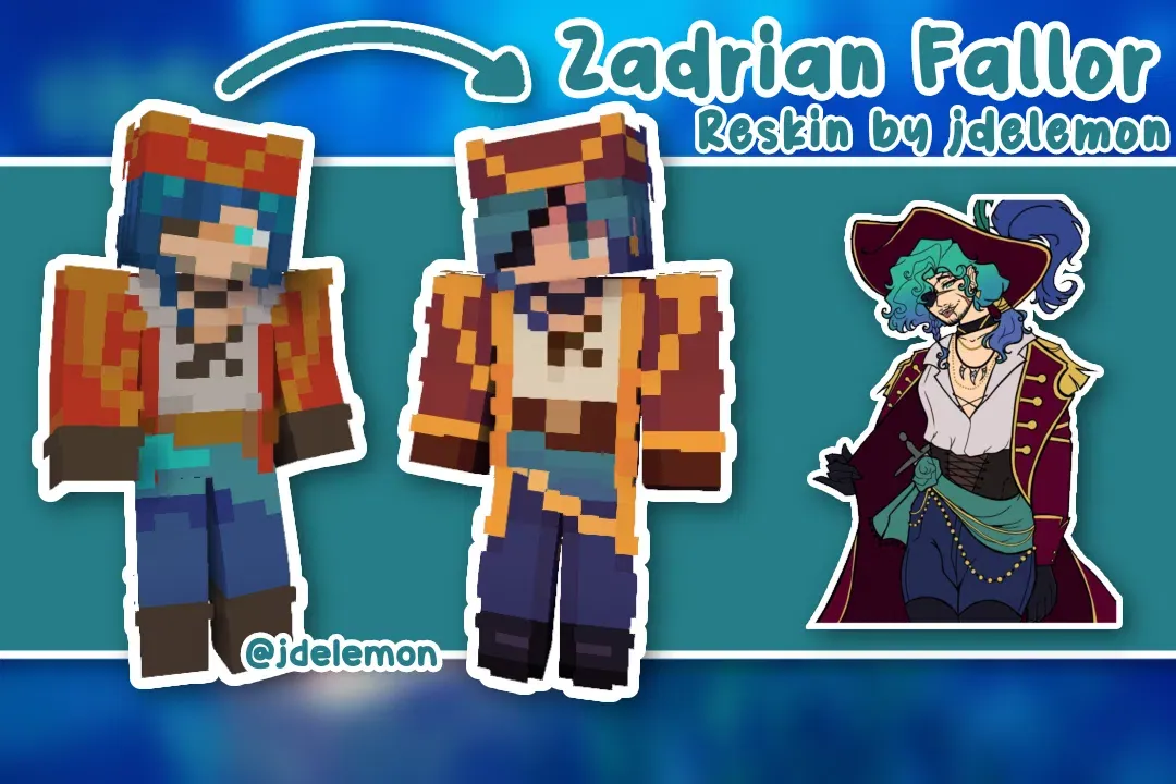 Minecraft RE-SKINS by jdelemon (@jdelemon) | VGen