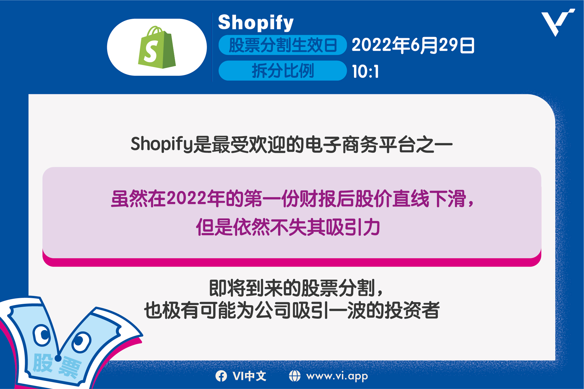 2022令人关注的股票分割 - Shopify