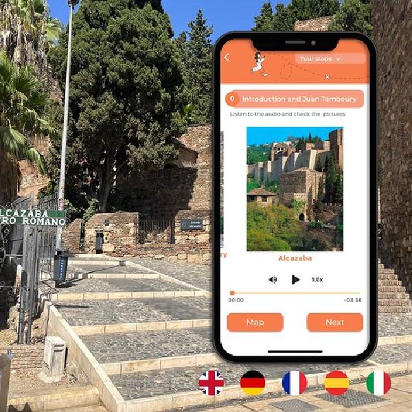 Alcazaba Málaga: Ticket + Tour Autoguiado creado por Guía Oficial en Málaga