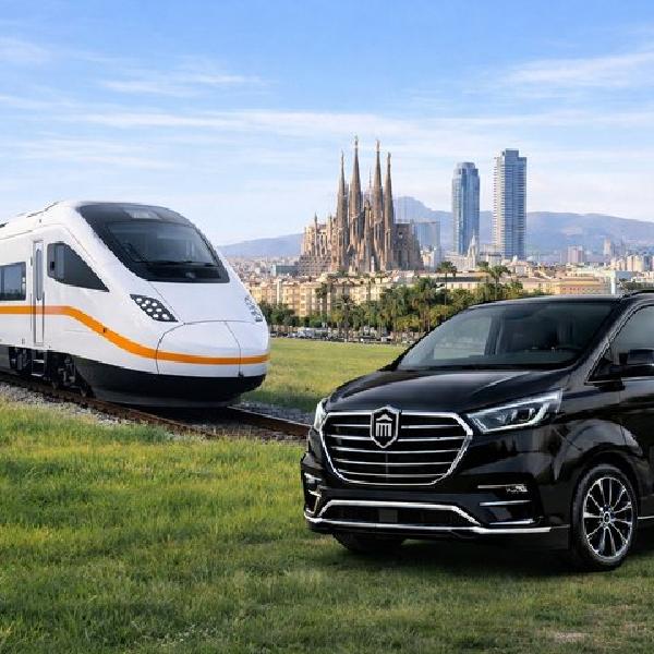 Traslados privados desde la estación de tren de Barcelona Sants a cualquier hotel en Bcn City