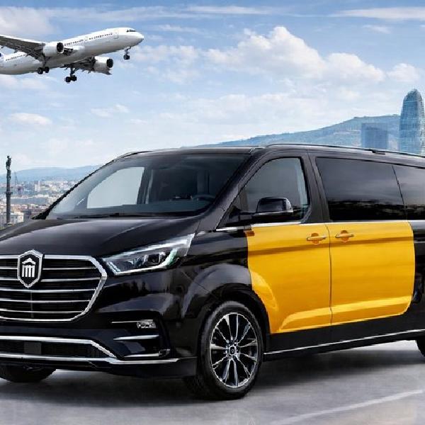 Taxi desde la ciudad de Barcelona al aeropuerto de Barcelona en Barcelona