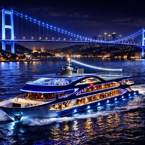 Bosphorus middagscruise og tyrkisk natteshow (alt inklusive)