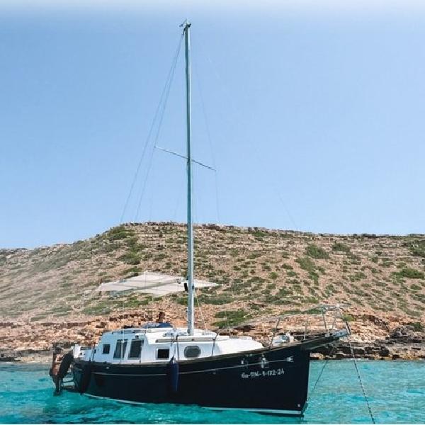 Charter en Llaut por la bahía de Palma de Mallorca en Mallorca