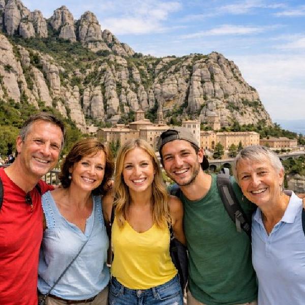 Barcelona & Montserrat : semiprivado con recogida y sin colas