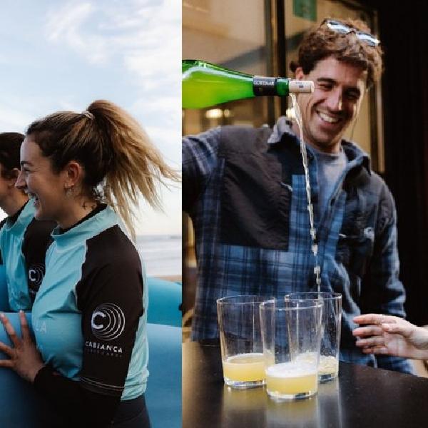 San Sebastián Surf Lesson & Pintxos Food Tour en San Sebastián