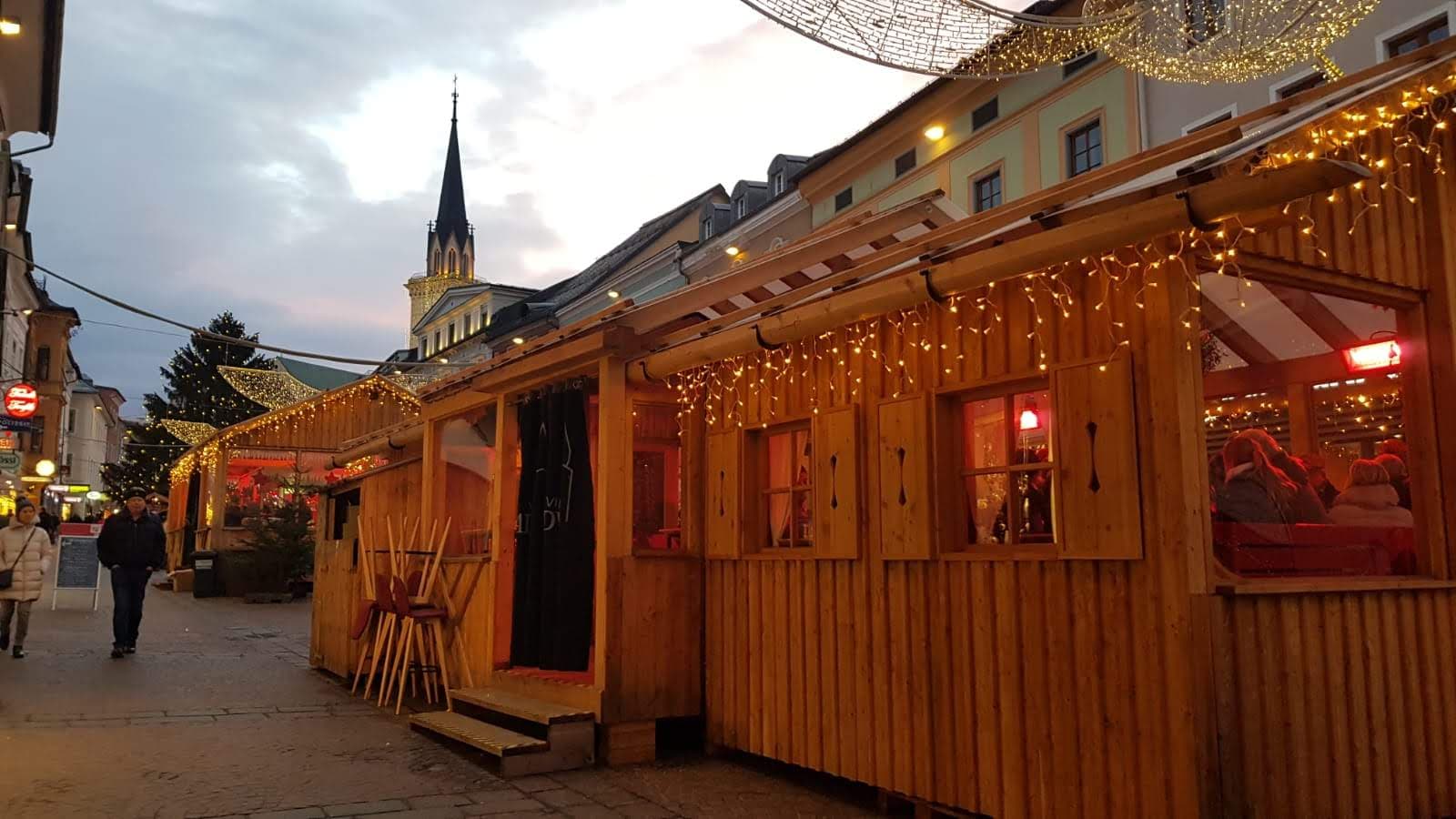 I mercatini di Natale a Villach in centro