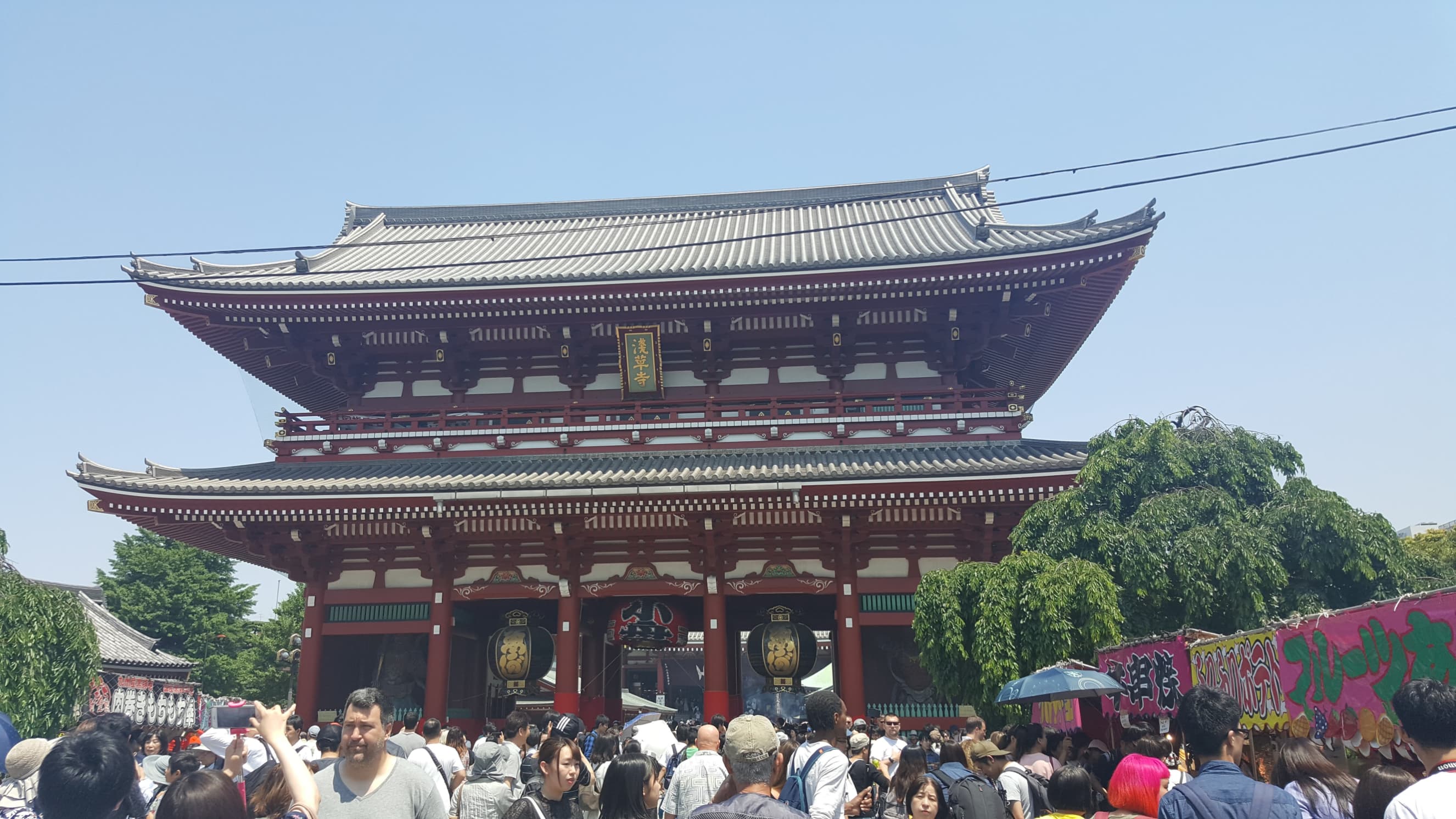 Ingresso al tempio Sensoji di Asakusa a Tokyo