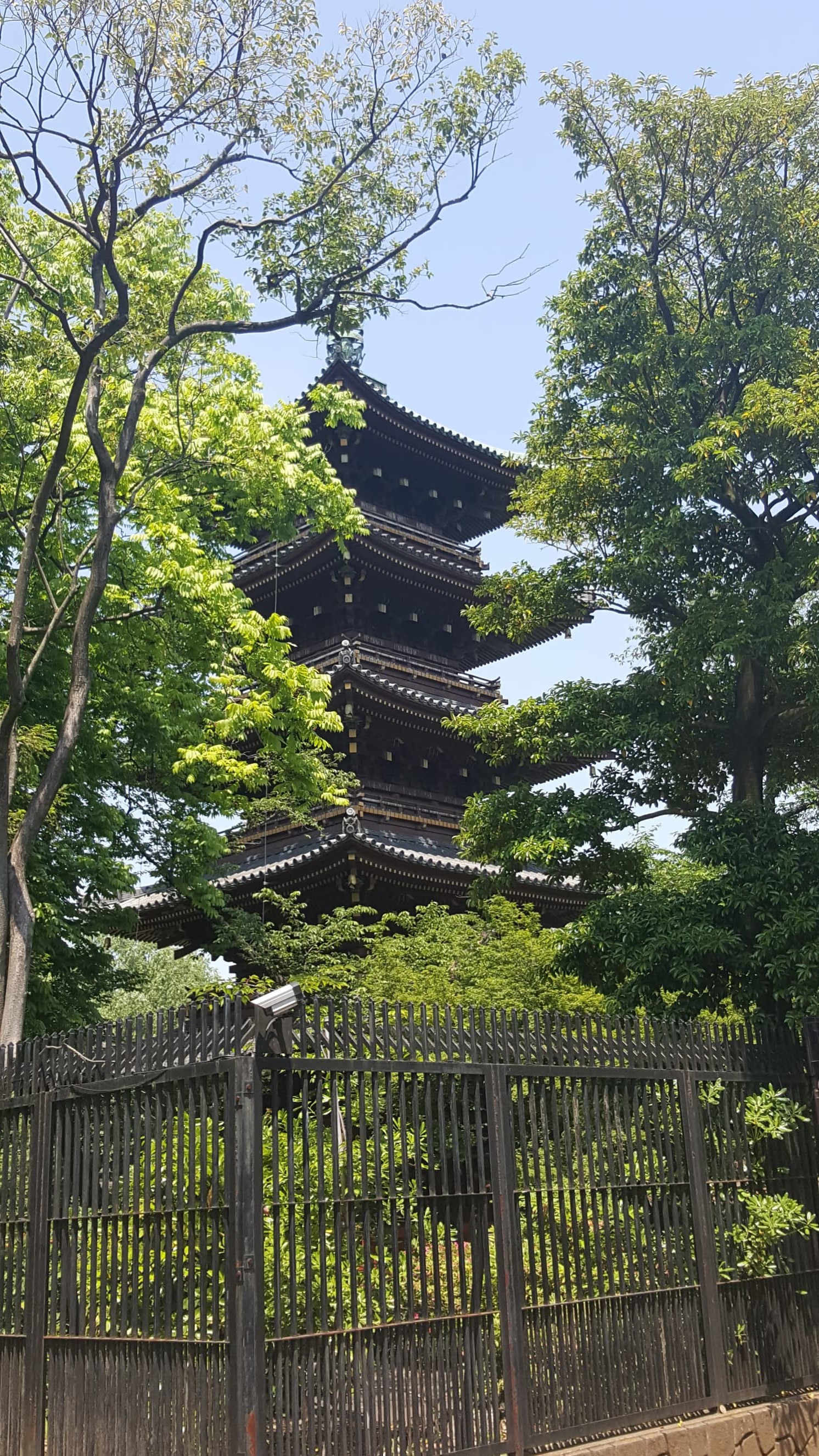 Pagoda al parco Ueno di Tokyo
