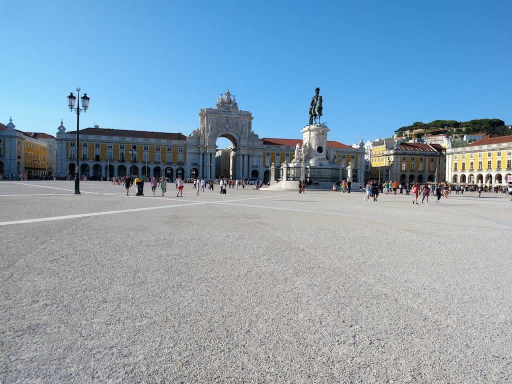 Praça Comércio a Lisbona