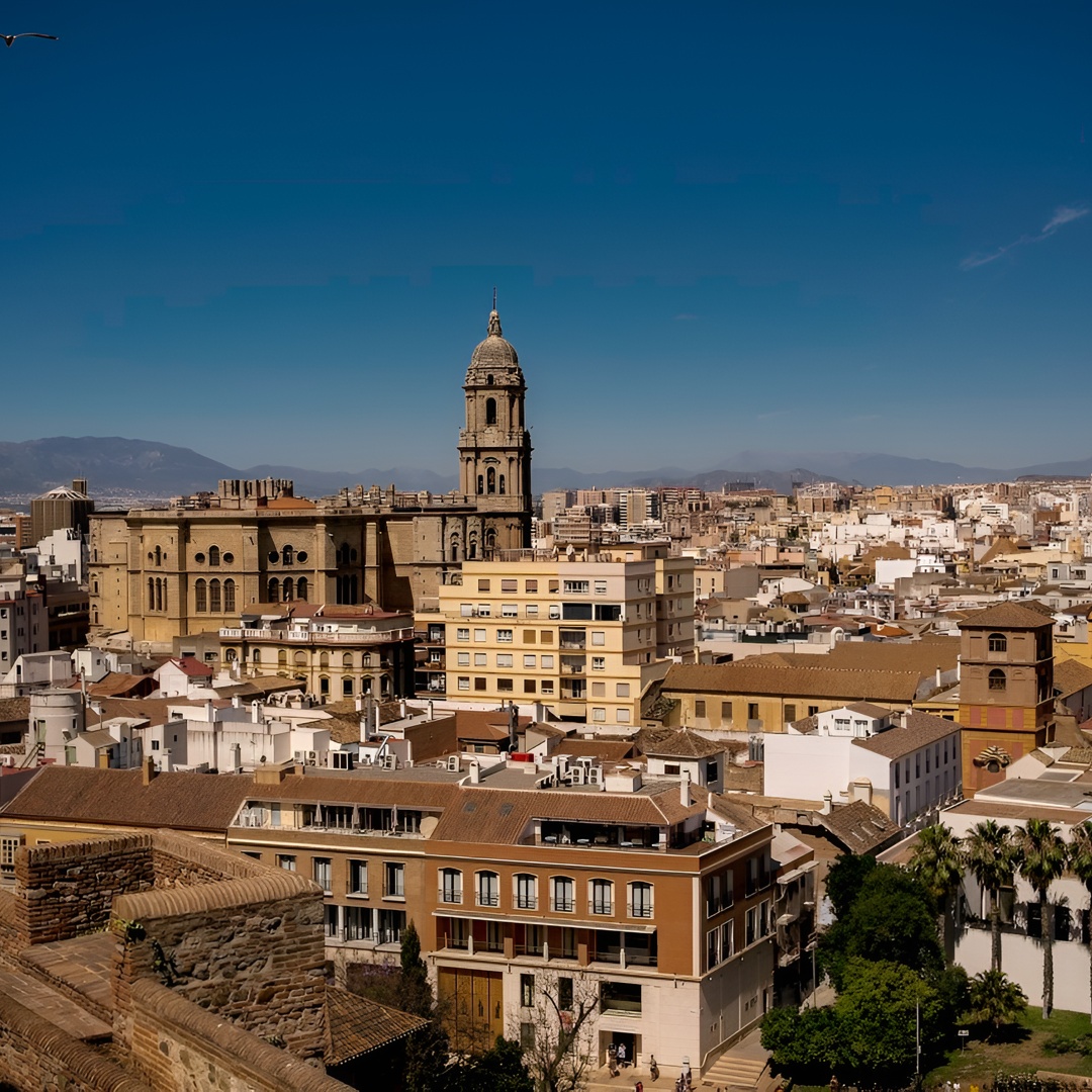 Centro histórico y Catedral de Málaga en Málaga