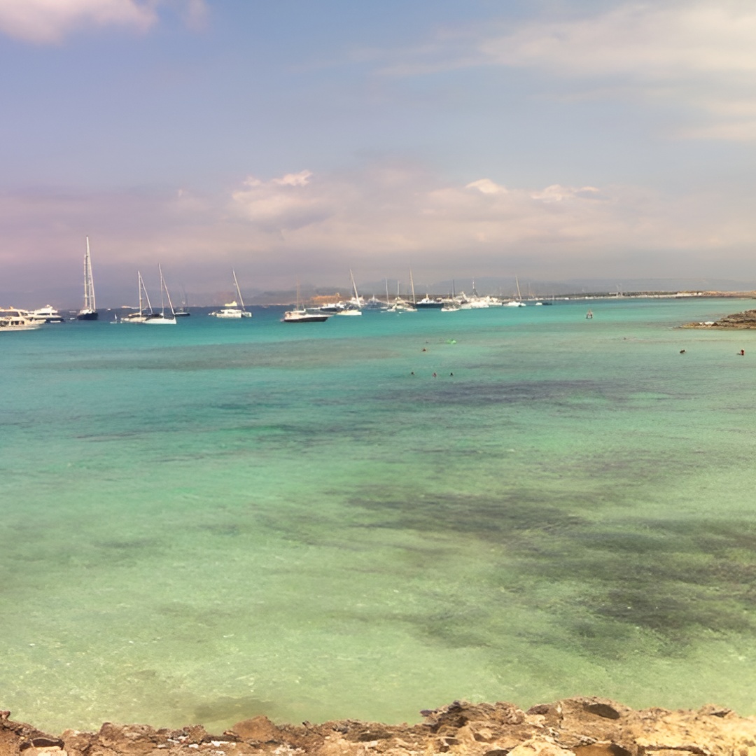 Playa de Ses Illetes Velero Excursión privada de día completo