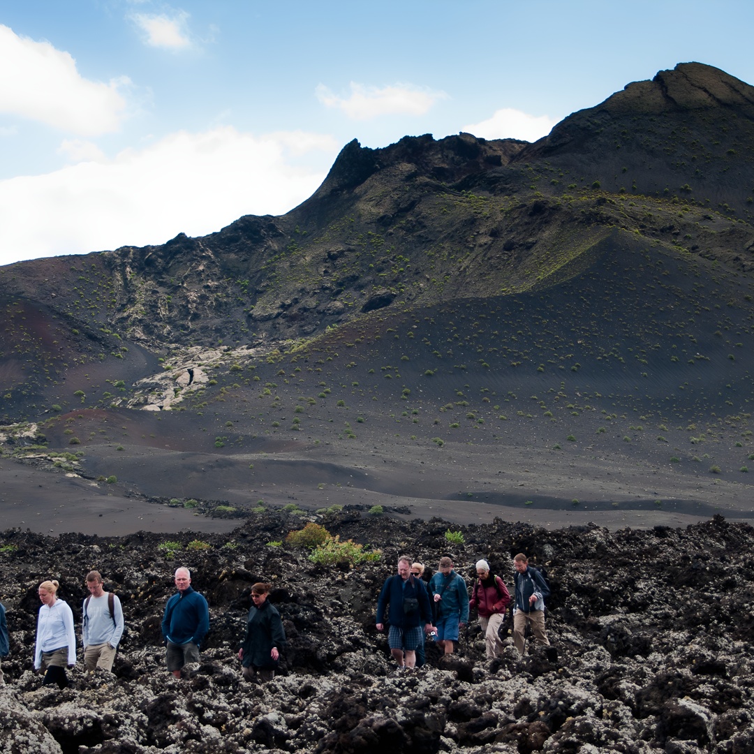 Senderismo guiado en el Parque Natural de Los Volcanes. en Lanzarote