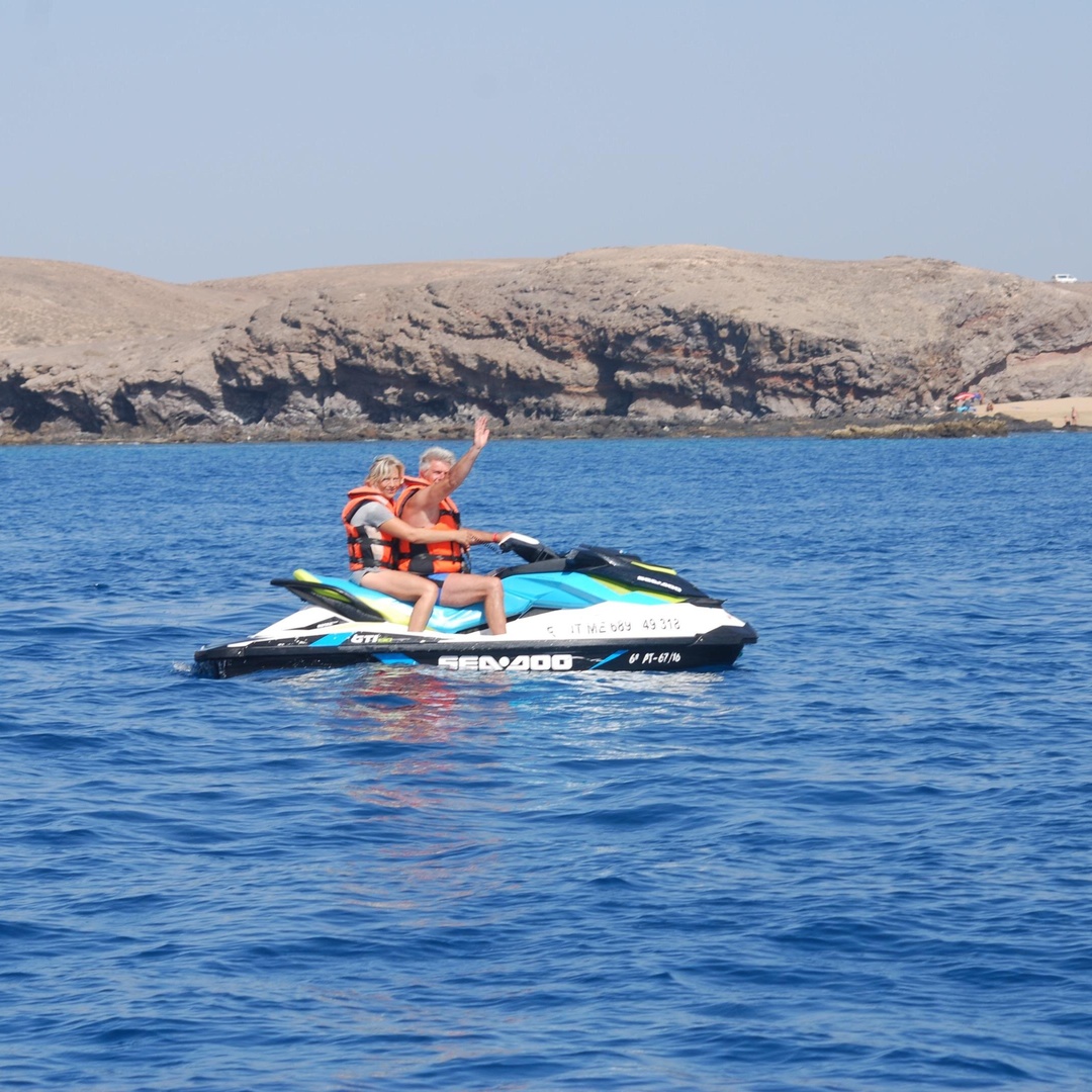 40 minutos en moto de agua en Lanzarote