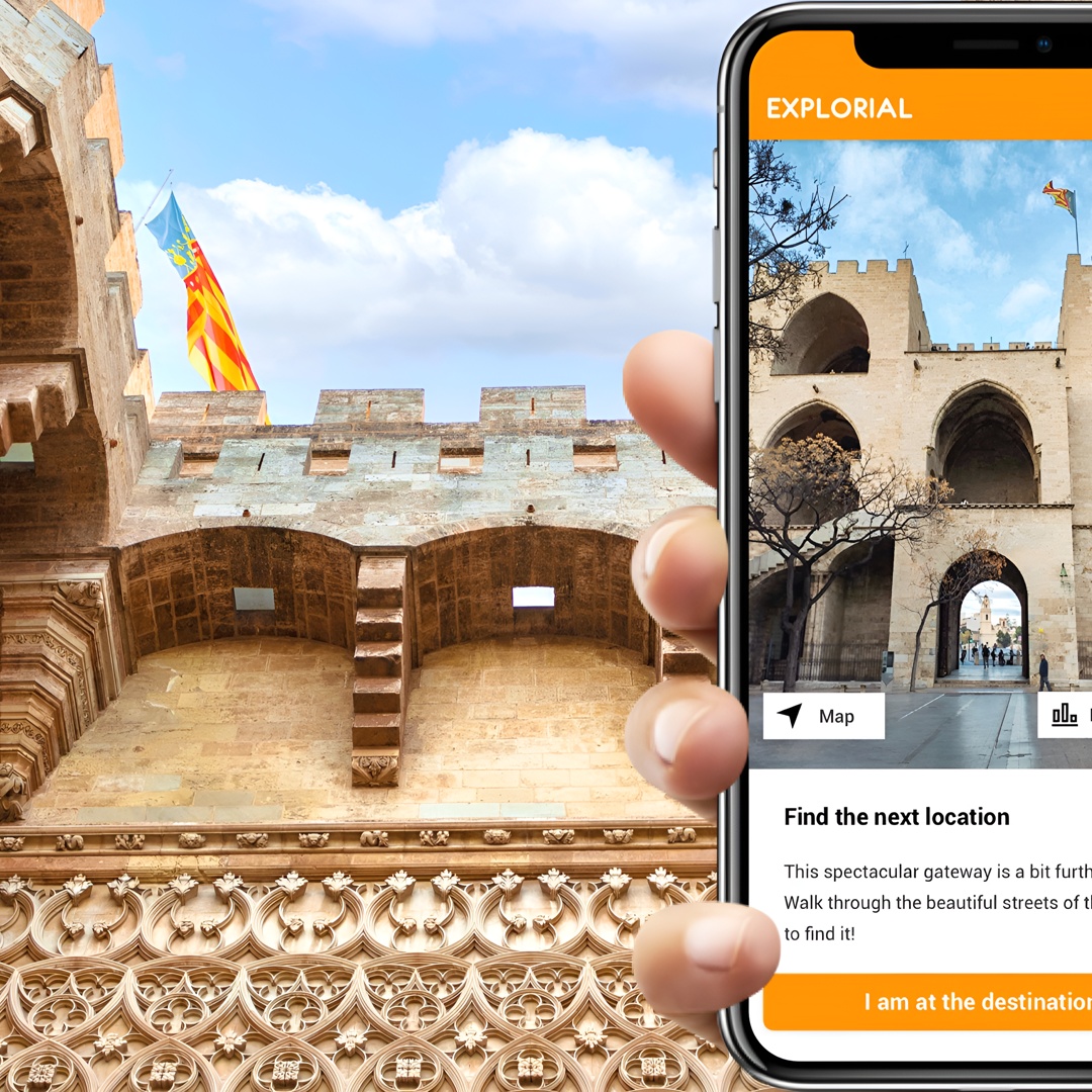 Visita guiada a pie por la ciudad de Valencia y búsqueda del tesoro