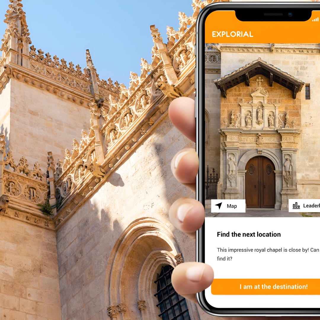 Granada Tour a pie por la ciudad autoguiado y búsqueda del tesoro