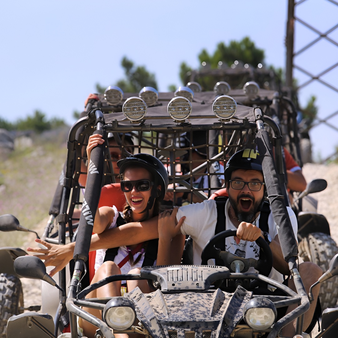 Side Forest Buggy Safari med hotelafhentning