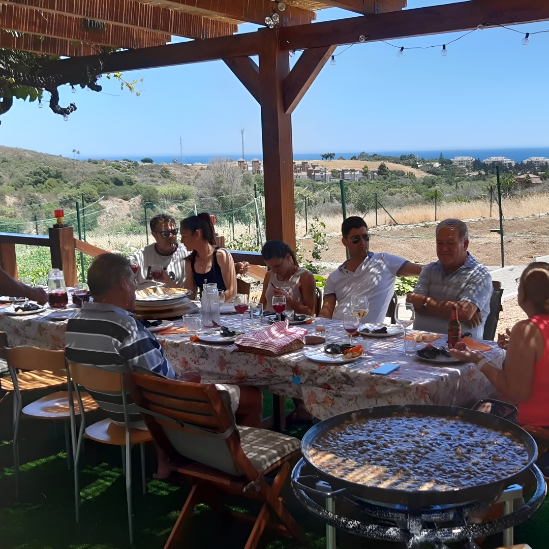 Chefcooking Paella de Nuestra Abuela Andaluza en Finca Familiar en Marbella