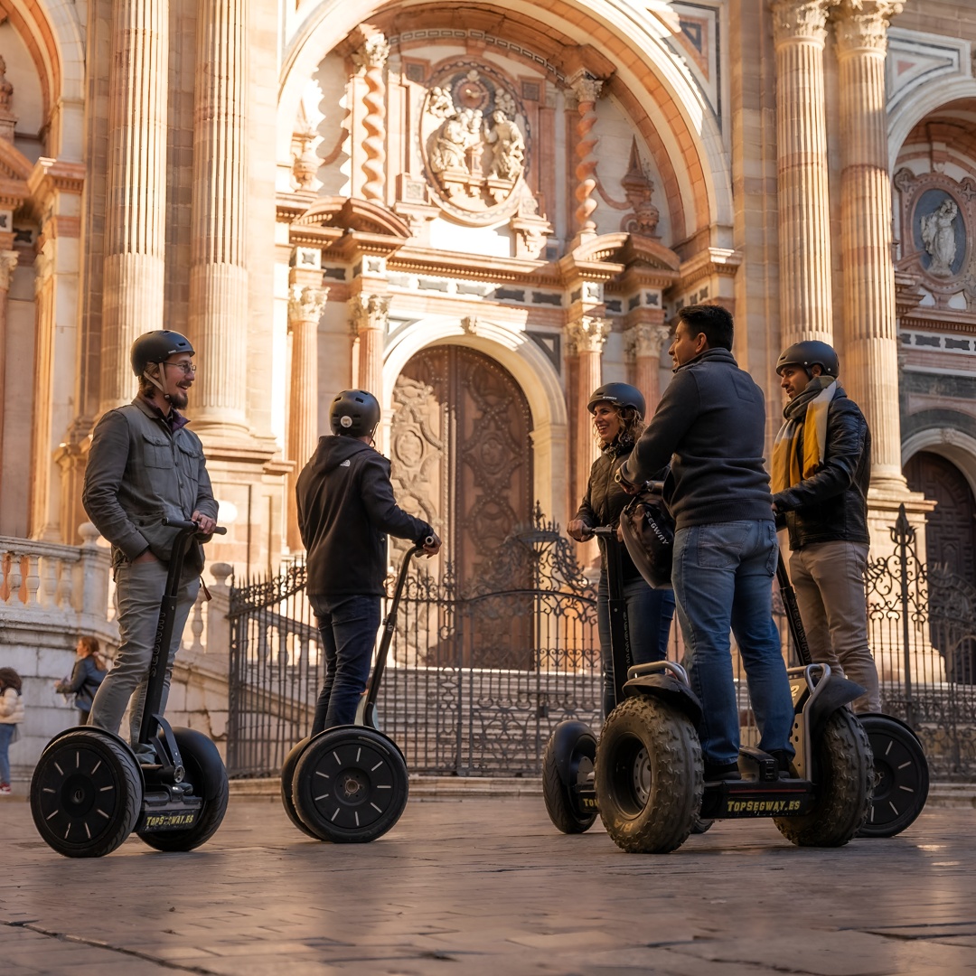 Tour por la ciudad de Málaga Aventura histórica en Segway de 3 horas en Málaga