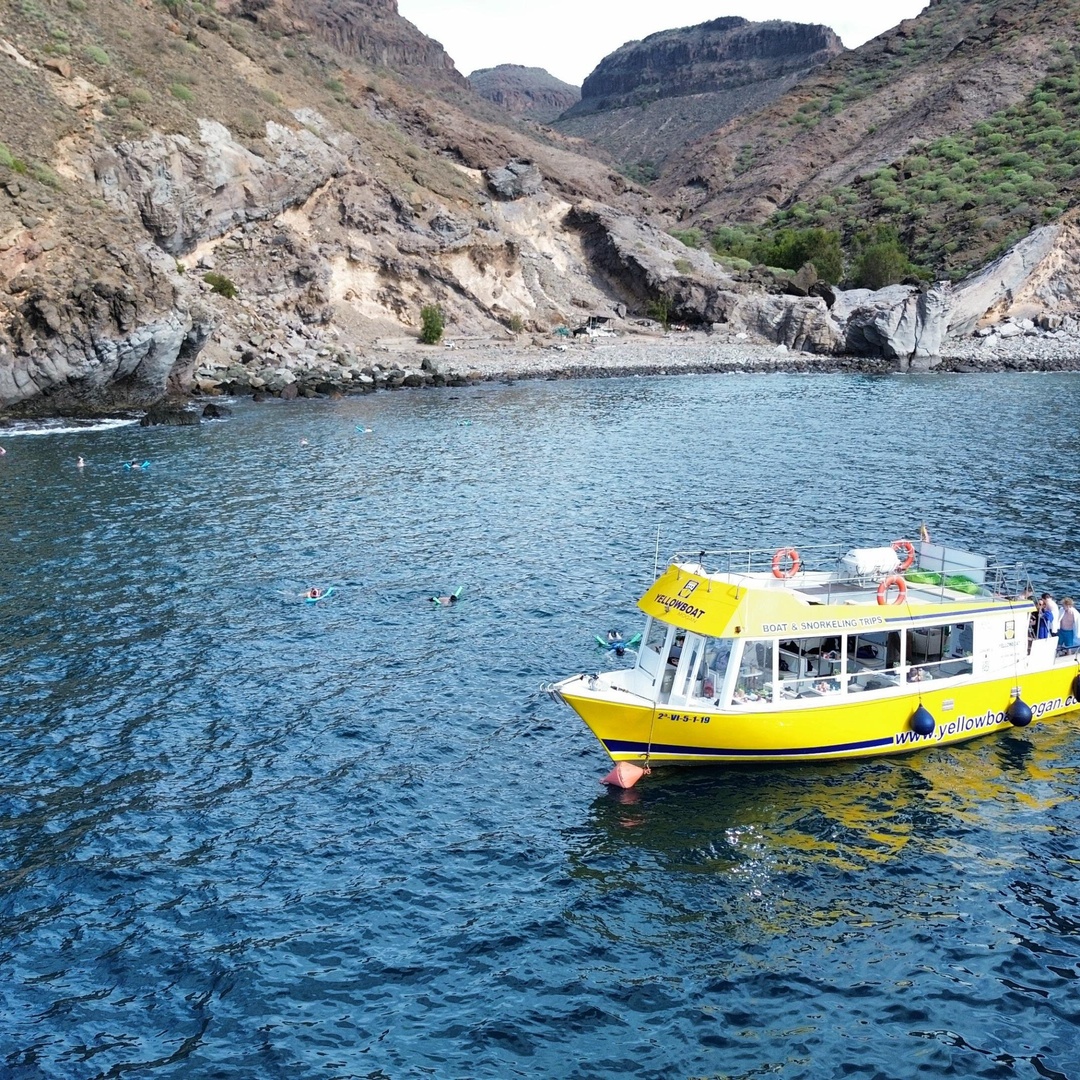 Puerto de Mogán : Crucero Costero con Snorkeling & Almuerzo Opcional en Gran Canaria