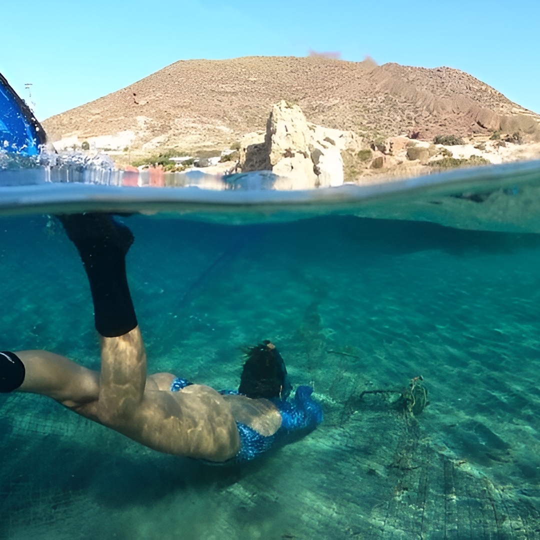 Alicante: calas y playas haciendo snorkel con bicicletas eléctricas en Alicante