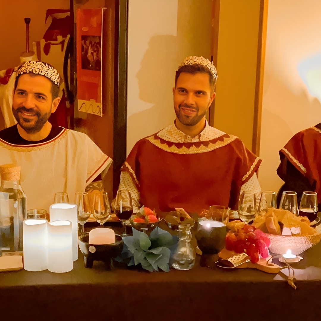 Cata de vinos de la antigua Roma en Cartagena España en Cartagena