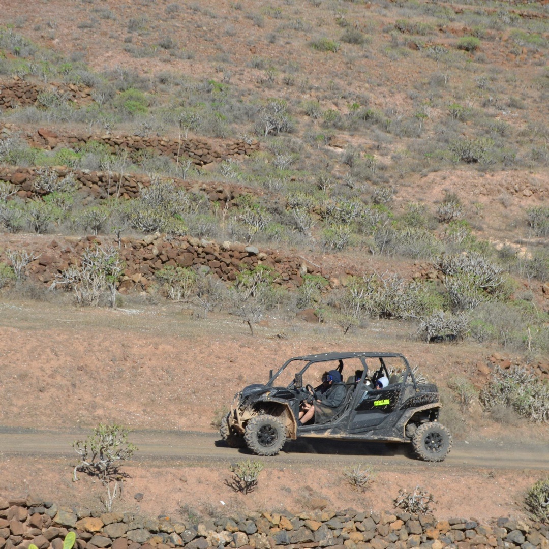 Tour guiado en buggy por el volcán mixto de 4 plazas de 2 horas en Lanzarote en Lanzarote