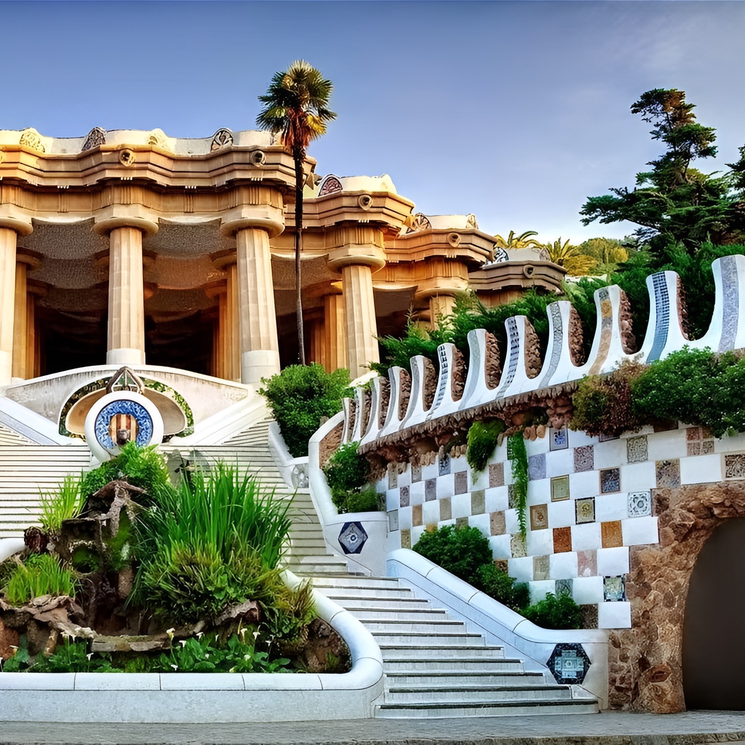 Visita guiada al Parque Güell en Barcelona + Ebook