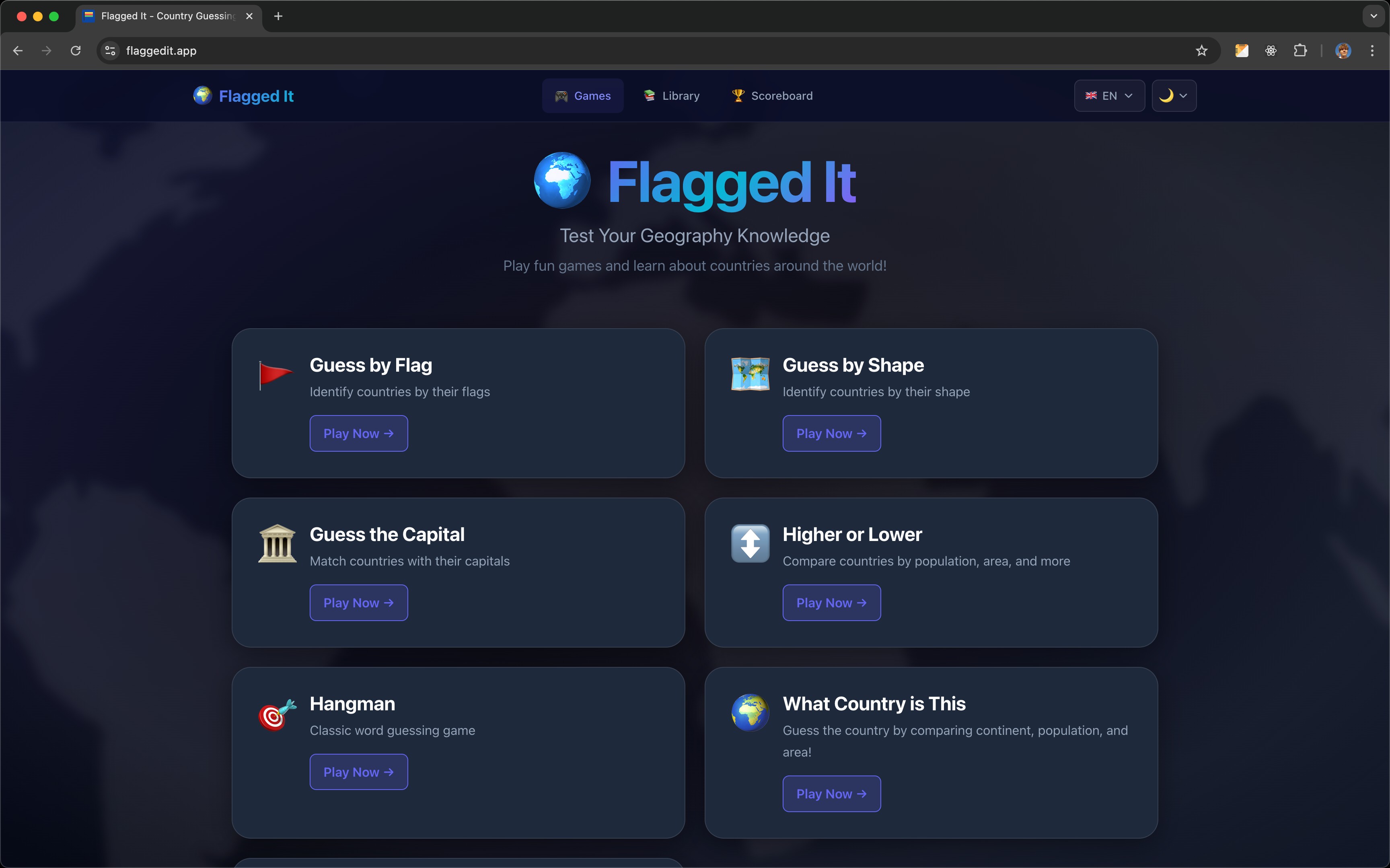 flaggedit.app - Game to Test Your Geography Knowledge