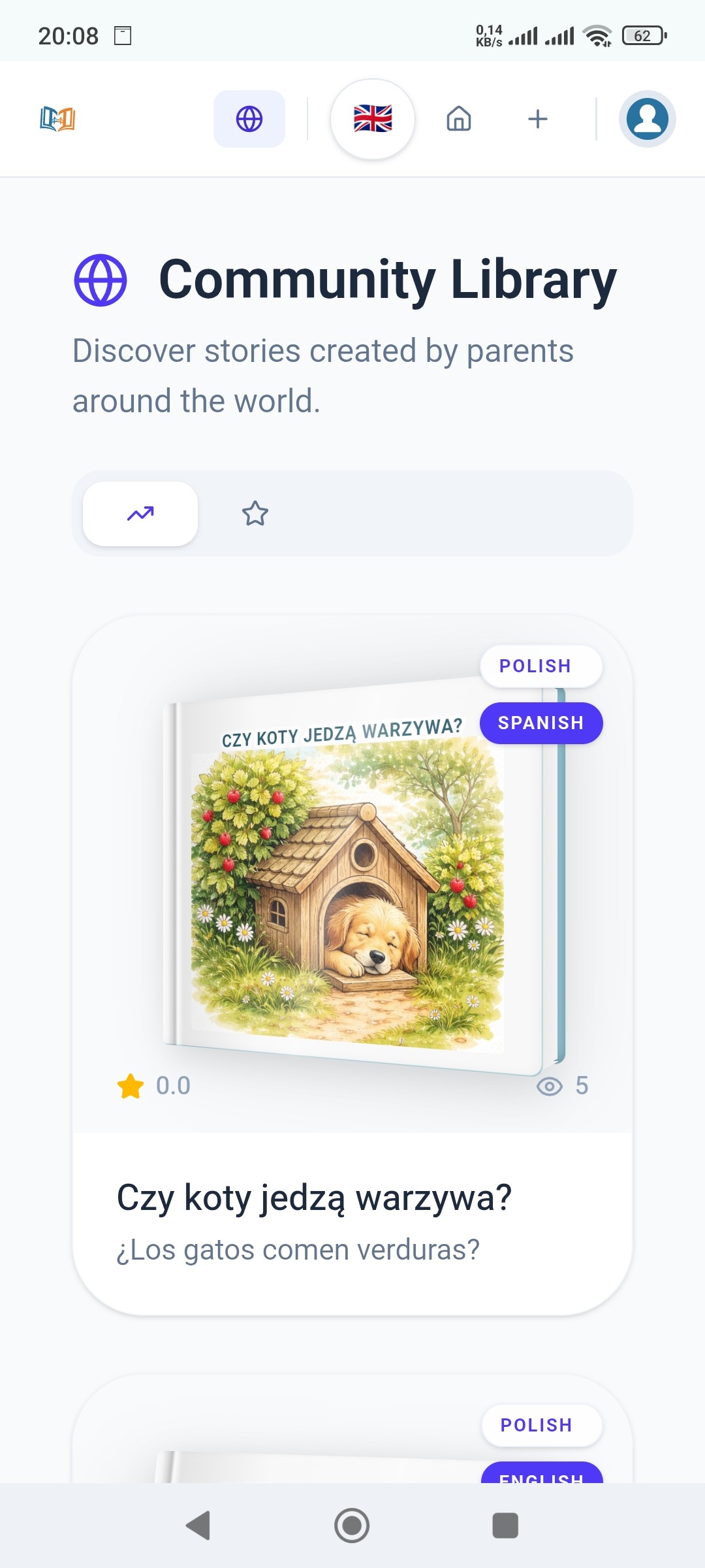 Twintales.app - bilingual book generator