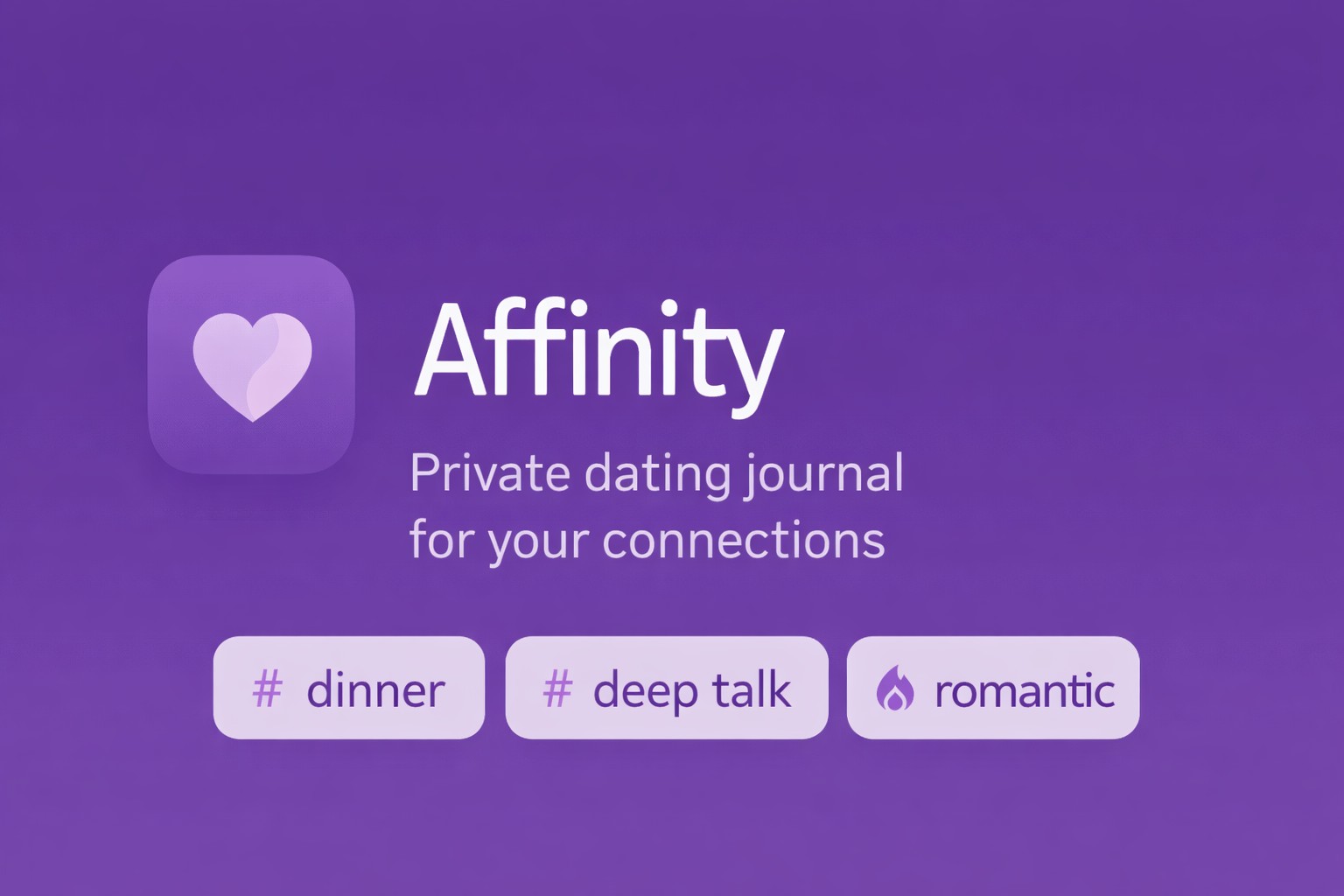 Affinity — Dating Journal