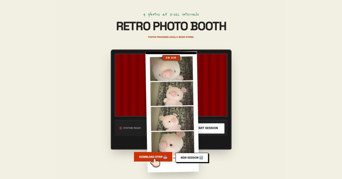 Retro Photobooth