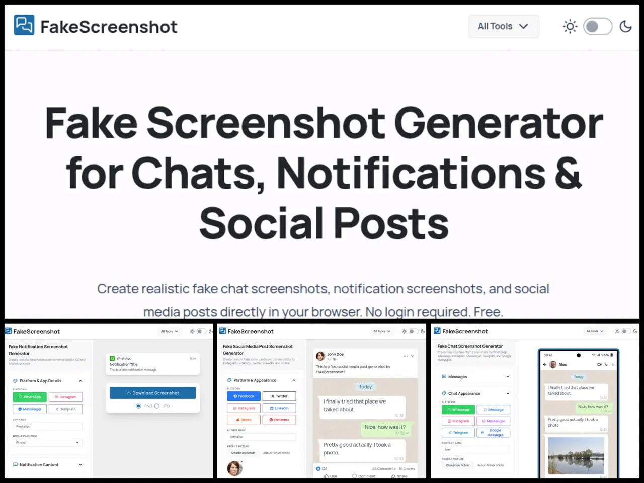 fakescreenshot