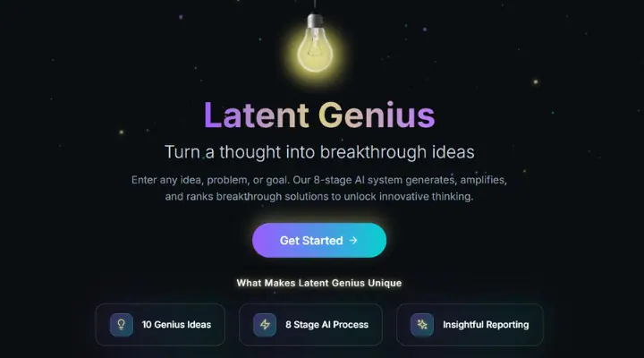 Latent Genius Reviews & Feedback | VibeCodingList