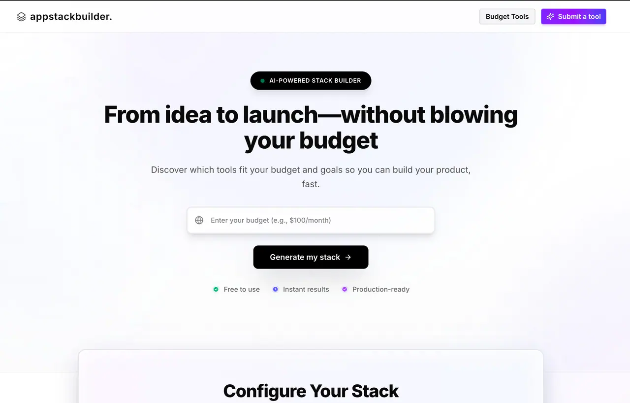AppStackBuilder