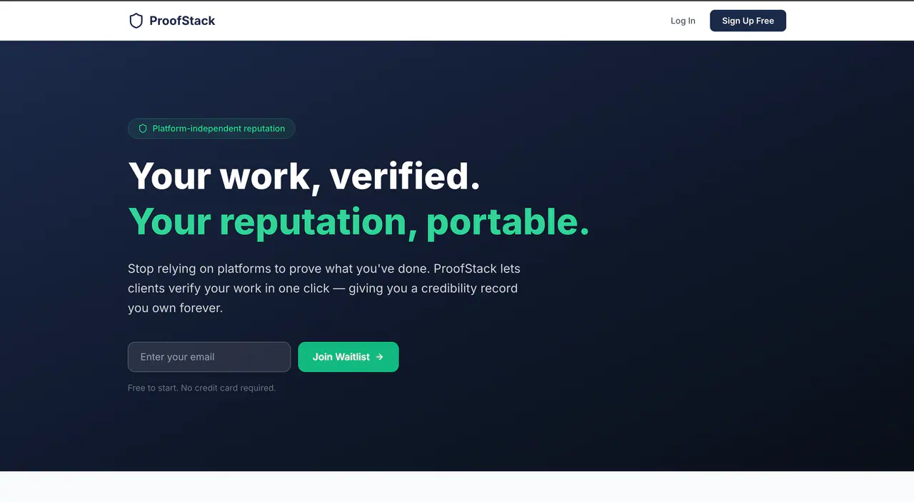 Proofstack Reviews & Feedback | VibeCodingList