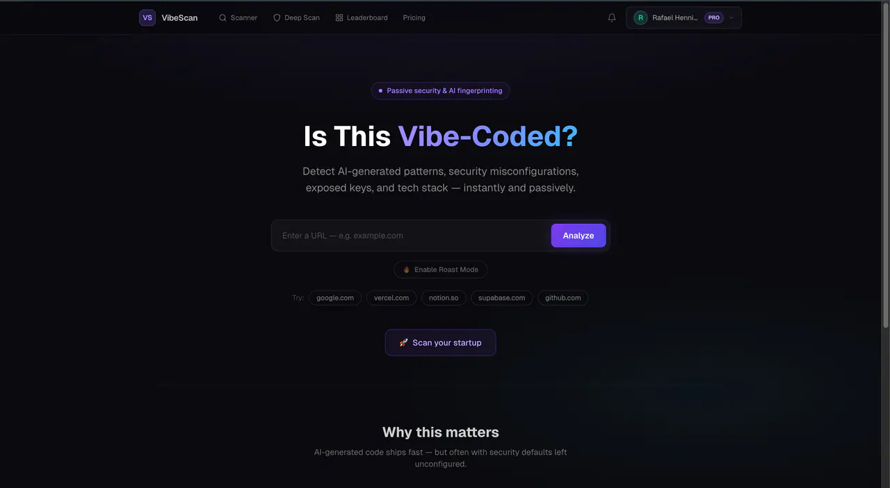 isthisvibecoded Reviews & Feedback | VibeCodingList