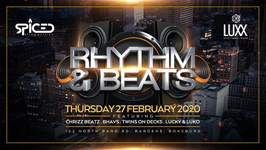 Spiced Afterparties: Rhythm & Beats - Thur 27 Feb - LUXX