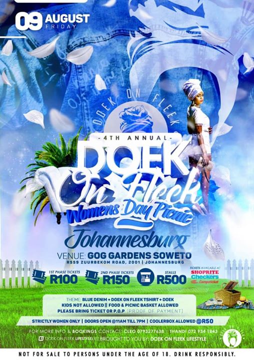 Doek On Fleek Lifestyle: 4th Annual Doek on Fleek Womens Day Picnic Jozi with Vusi Nova