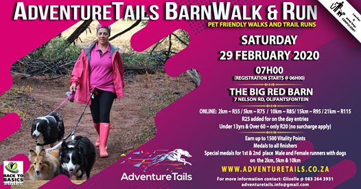 AdventureTails - Pet friendly Walk/Runs: AdventureTails Simpartica BarnWalk & Run