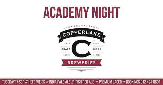 Capital Craft: Capital Craft Academy Night: Copperlake Breweries - Free Tasting